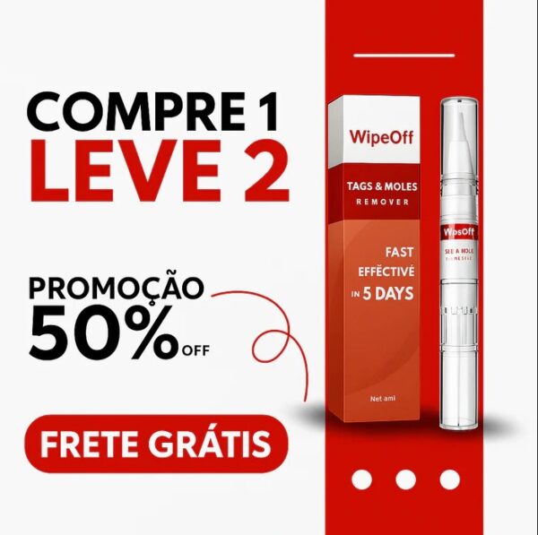 WipeOFF® - Remova Verrugas, Manchas e Marcas com Rapidez e Eficácia!