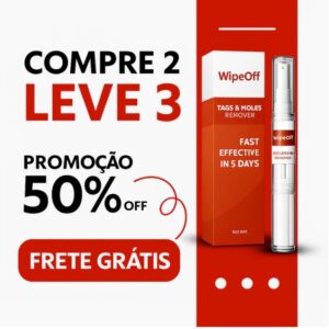 WipeOFF® - Remova Verrugas, Manchas e Marcas (COMPRE 2 LEVE 3)